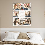 Frohe Weihnachten Elegante Beige Familie Foto Coll Leinwanddruck<br><div class="desc">Feiern Sie die Wärme der Familie während der Ferien mit diesem schönen Weihnachtsbelag. Mit einem weißen Rahmen, der mehrere individuell gestaltbare Familiensektionen umgibt, ist es der ideale Weg, Ihre Lieblings-Erinnerungen zu schätzen und zu präsentieren. Die "Frohe Weihnachten"-Nachricht in der Mitte fügt eine besondere Touch, zusammen mit dem Familiennamen ist anpassbar,...</div>