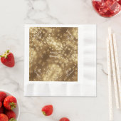 Frohe Weihnachten Elegante Festliche Lichterfolge Serviette (Beispiel)