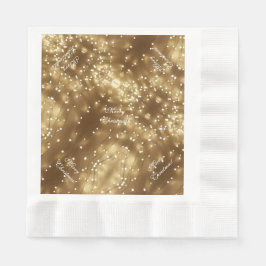 Frohe Weihnachten Elegante Festliche Lichterfolge Serviette