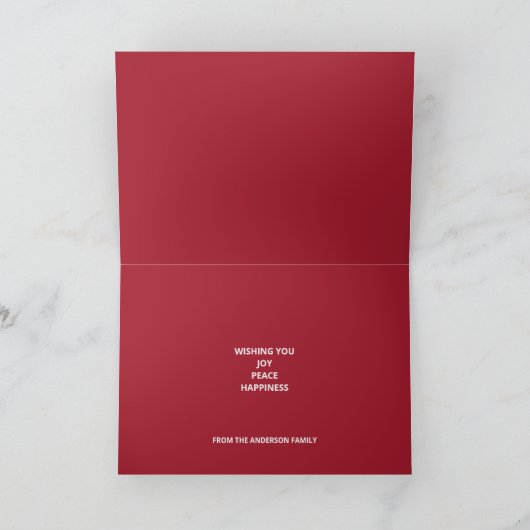 Frohe Weihnachten Elegante Imitate Goldene Fohlen (Innenseite)