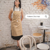 Frohe Weihnachten Elegante Pastel Beige Snowflake Schürze