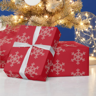 Frohe Weihnachten Elegante Schneeflocke Ferien Win Geschenkpapier
