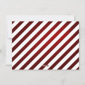 Frohe Weihnachten Elegante Script Foto Flat Card (Rückseite)