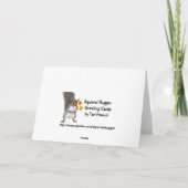 Frohe Weihnachten - Elegante Weihnachtskarten (Rückseite)