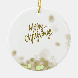 Frohe Weihnachten - Eleganter Keramik-Schmuck Keramik Ornament