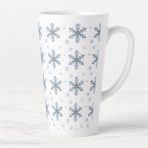 Frohe Weihnachten Eleganter Schneeflocken-Feiertag Milchtasse