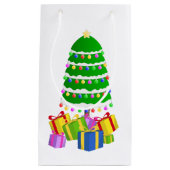 Frohe Weihnachten emoji Kleine Geschenktüte (Vorderseite)