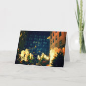 Frohe Weihnachten - Engel und Schneeflocken (Vorderseite)