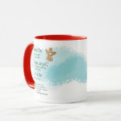 Frohe Weihnachten, Engels-Tasse Tasse (Vorderseite Links)