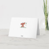 Frohe Weihnachten Englisch Robin Mum Garden Bird (Rückseite)