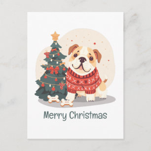 Frohe Weihnachten English Bulldog Weihnachtspulli