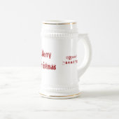 FROHE WEIHNACHTEN Entwürfe durch Ché Dekan Bierglas (VorderseiteRechts)