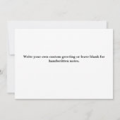 Frohe Weihnachten Erstellen Sie Ihre eigene Botsch Einladung (Rückseite)