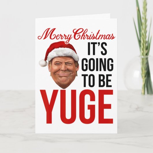 Frohe Weihnachten Es wird riesig 1 Karte (Vorderseite)