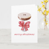 Frohe Weihnachten Espresso Martini Ferienkarte Karte (Gelbe Blume)