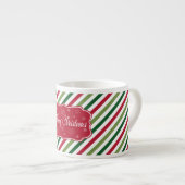 Frohe Weihnachten Espressotasse (Vorderseite Rechts)