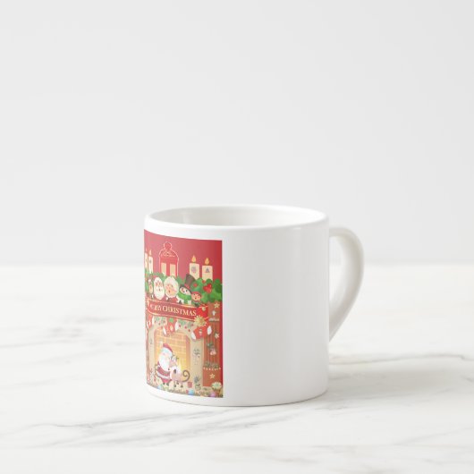 Frohe Weihnachten  Espressotasse (Vorderseite Rechts)