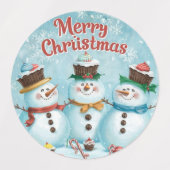 Frohe Weihnachten Etiketten (Design 2)