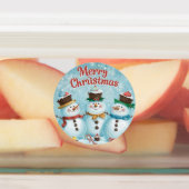 Frohe Weihnachten Etiketten (Befestigt)