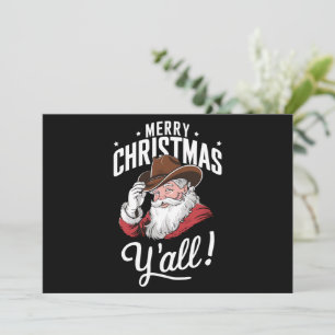 Frohe Weihnachten Euch alle Country-Cowboy-Santa C