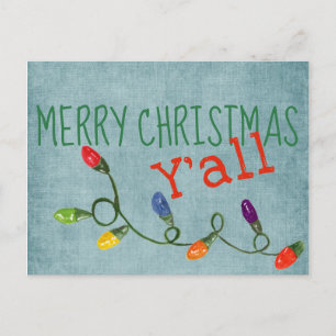 Frohe Weihnachten Euch Allen Postkarte