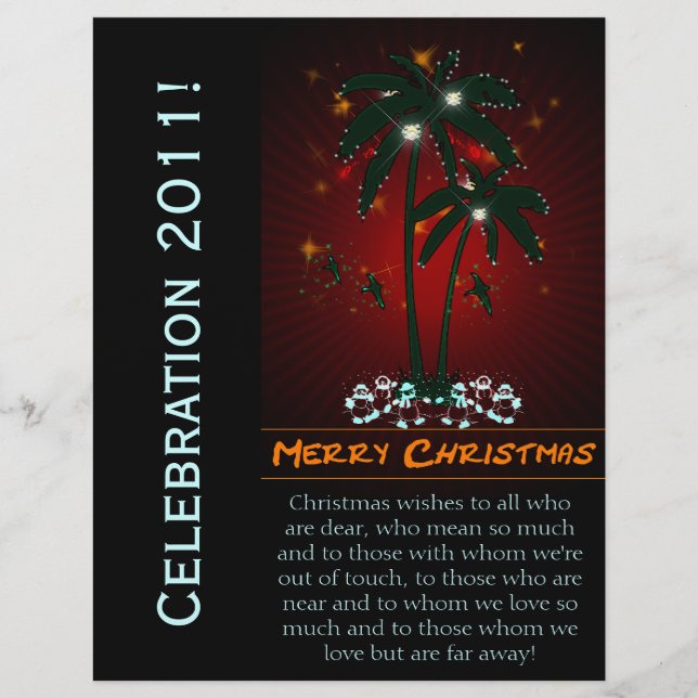 Frohe Weihnachten - Event-Flyer (Vorderseite)