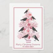 Frohe Weihnachten Evermore Gothic Crow Holiday (Vorne/Hinten)