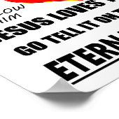 Frohe Weihnachten Ewige Erlösung Poster (Ecke)