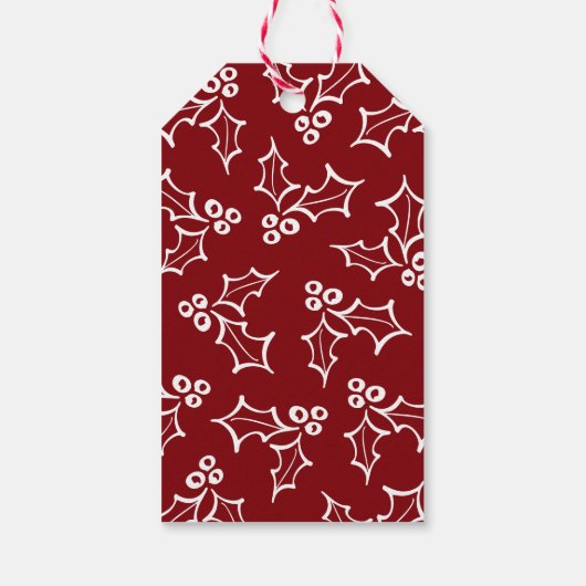 Frohe Weihnachten Extravagante Script Ihre Farbe Geschenkanhänger (Rückseite)