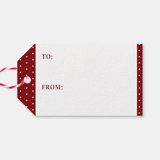 Frohe Weihnachten Extravagante Skripte Ihre Farbe  Geschenkanhänger (Rückseite Horizontal)