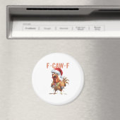 Frohe Weihnachten F Caw F Retro Cooles Design Magnet (In Situ (Geschirrspüler))
