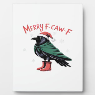 Frohe Weihnachten F Caw F Vintage Klassischer Stil Fotoplatte