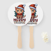 Frohe Weihnachten Fächer (Vorne und Hinten)