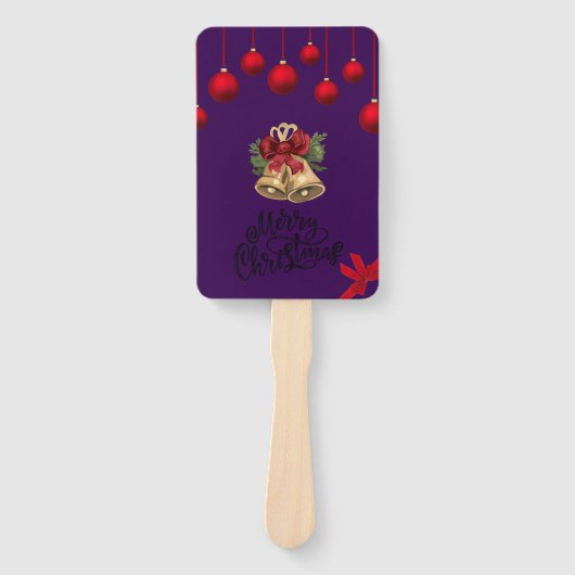 frohe Weihnachten Fächer (Vorderseite)