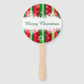 Frohe Weihnachten Fächer (Rückseite)