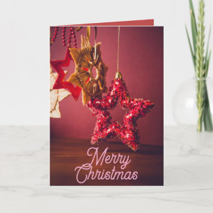 Frohe Weihnachten Faltekarte – Holiday Stern Desig