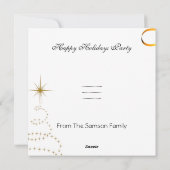 Frohe Weihnachten Familie Foto Red Green Window (Rückseite)