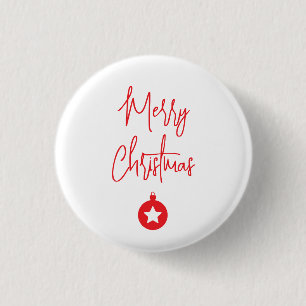 Frohe Weihnachten Familie Neujahrsbotschaft Button