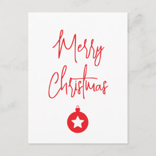 Frohe Weihnachten Familie Neujahrsbotschaft Postkarte