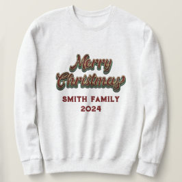 Frohe Weihnachten - Familienanpassung Sweatshirt