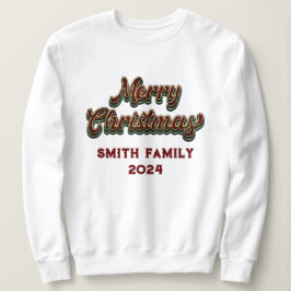 Frohe Weihnachten - Familienanpassung Sweatshirt