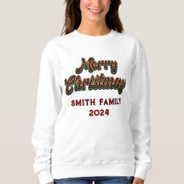 Frohe Weihnachten - Familienanpassung Sweatshirt