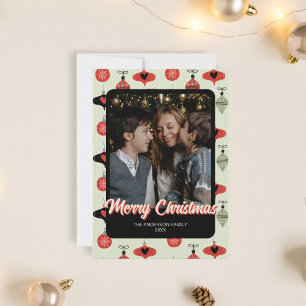 Frohe Weihnachten Familienfoto