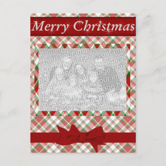 Frohe Weihnachten - Familienfoto-Karte
