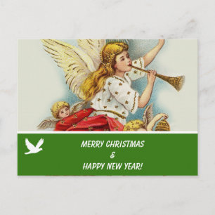 Frohe Weihnachten Familienfoto Postkarte