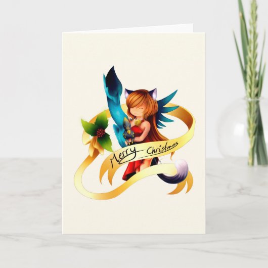 Frohe Weihnachten - Familienporträt (Vorderseite)