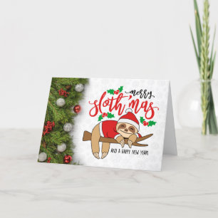 Frohe Weihnachten Faultier