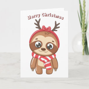 Frohe Weihnachten Faultier