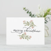 Frohe Weihnachten | Feierliche Begrüßung (Stehend Vorderseite)
