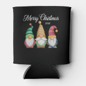 Frohe Weihnachten Feierliche farbenfrohe Gnomes Bl Dosenkühler (Vorderseite)